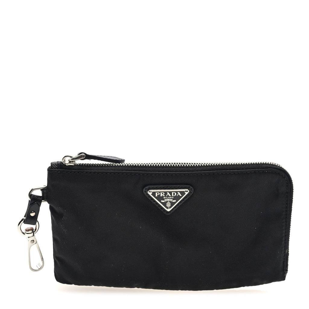 Prada Nylon Tessuto Pouch Black