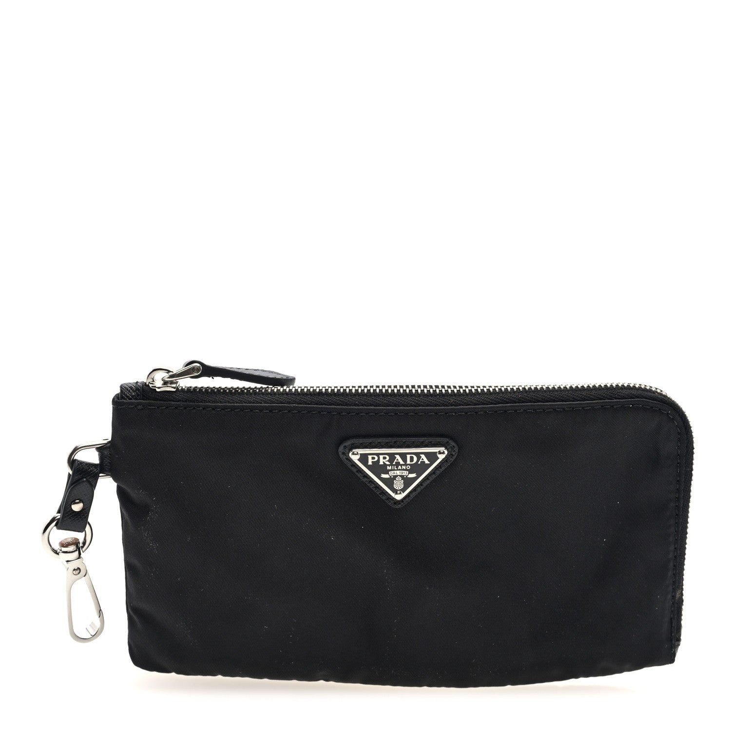 Prada Nylon Tessuto Pouch Black