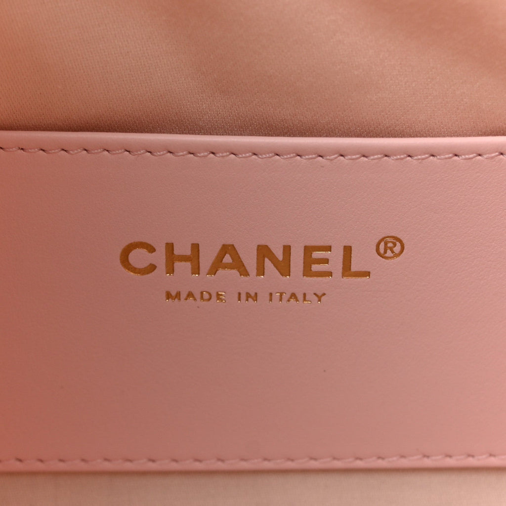 Chanel Caviar Quilted Mini Chanel 25 Handbag Light Pink