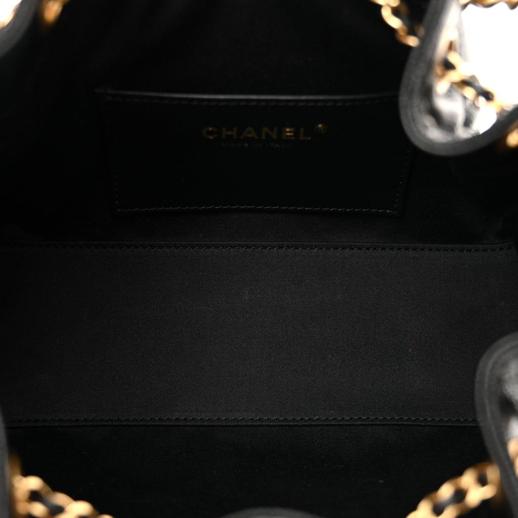Chanel Caviar Quilted Mini Chanel 25 Handbag Black