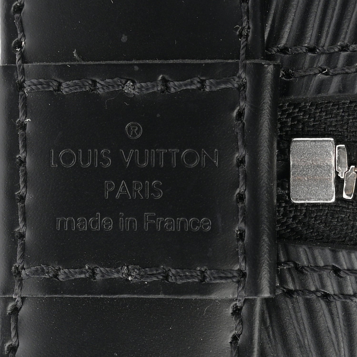 Louis Vuitton Epi Jacquard Alma BB Black