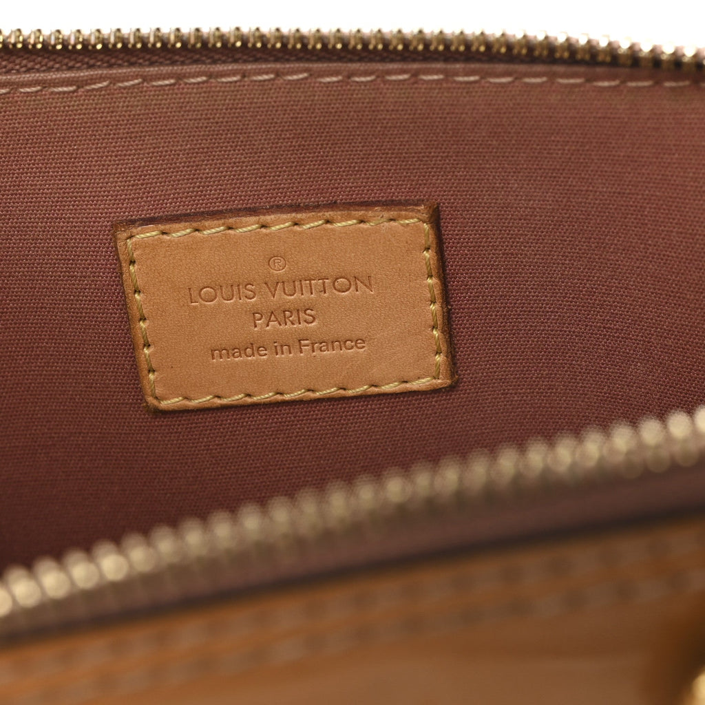 Louis Vuitton Vernis Alma PM Rose Velours