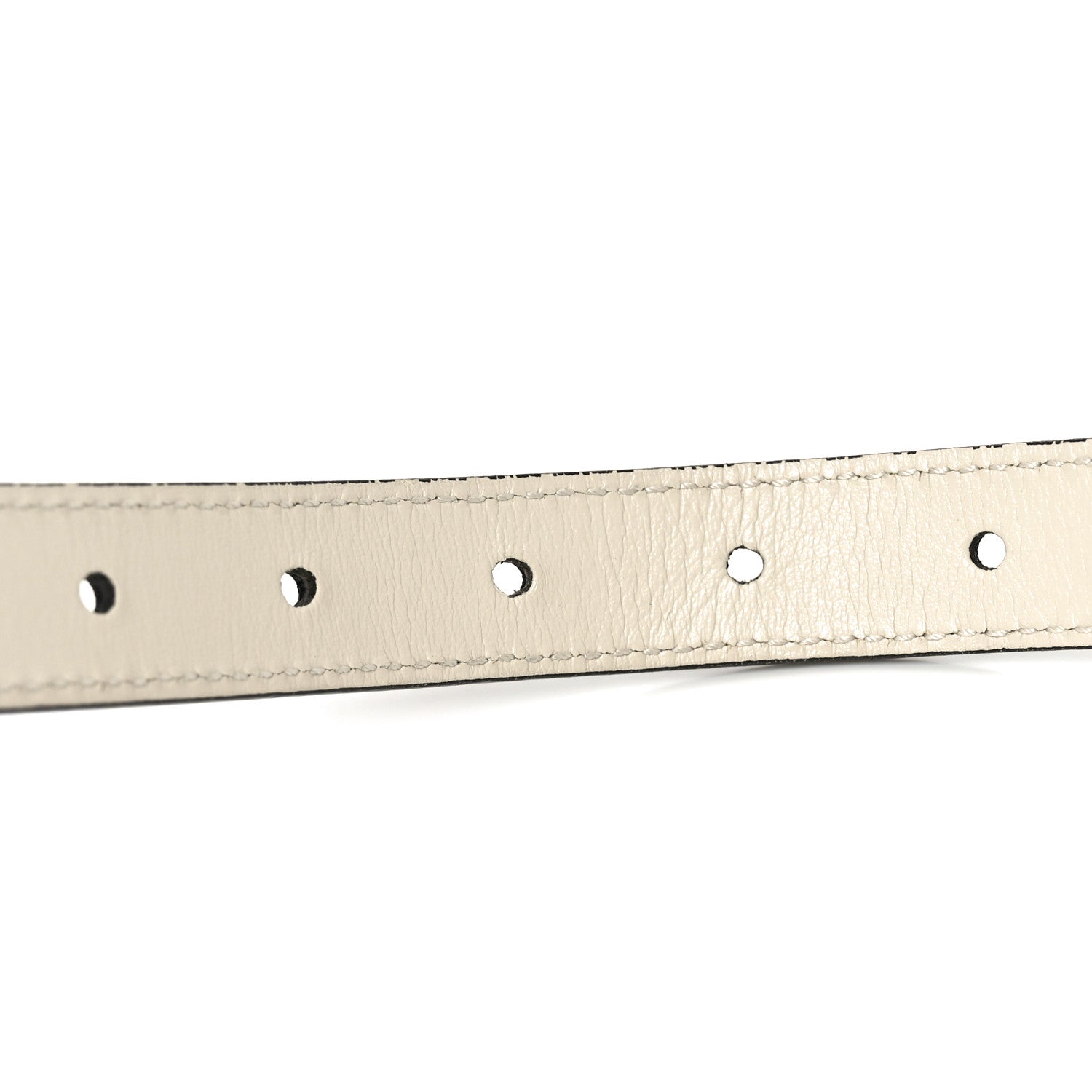 Gucci Calfskin Double G 20mm Belt Black