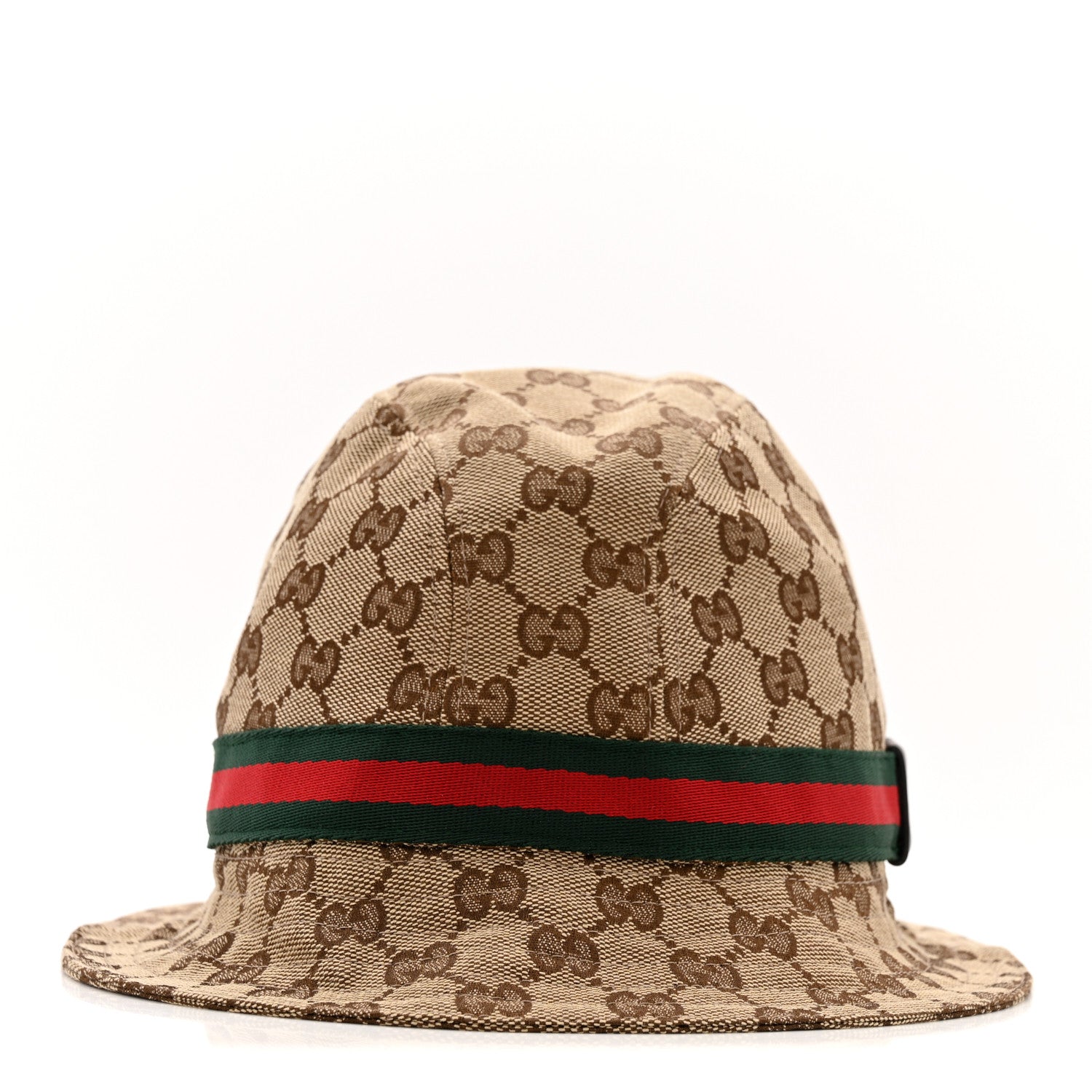 Gucci Monogram Web Bucket Hat M Brown