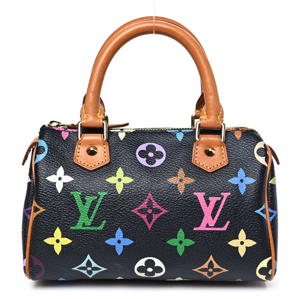 Louis Vuitton Monogram Multicolor Mini Sac HL Speedy Black