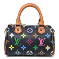 Louis Vuitton Monogram Multicolor Mini Sac HL Speedy Black