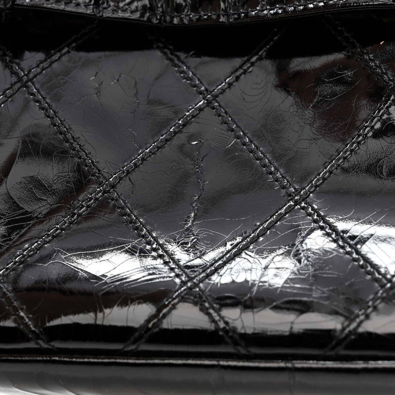 Chanel Patent Flap Waist Belt Bag Black