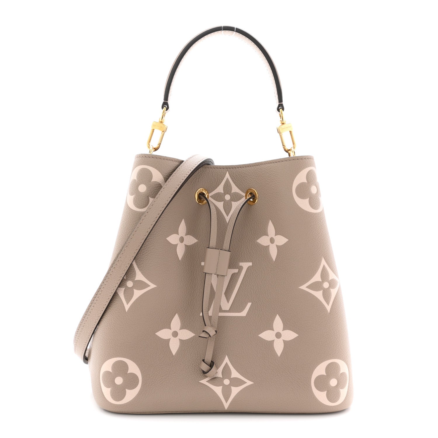 Louis Vuitton Empreinte Monogram Giant Neonoe MM Tourterelle Creme