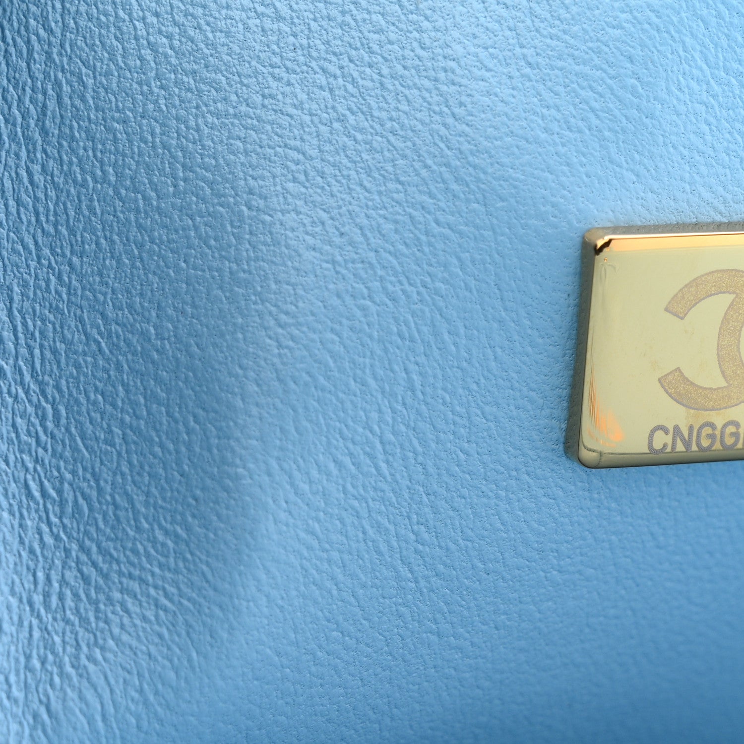 Chanel Caviar Quilted Small Double Flap Light Blue