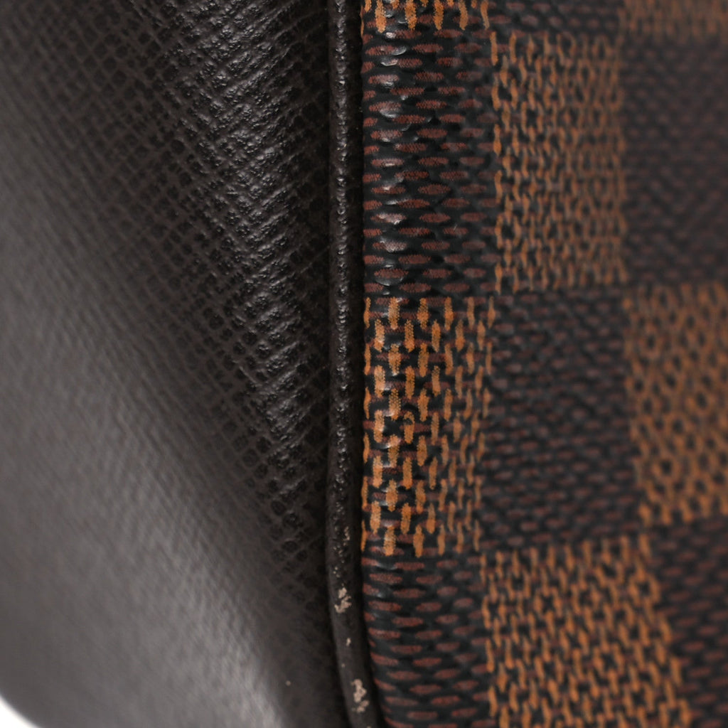 Louis Vuitton Damier Ebene Trousse Make Up Bag Pochette
