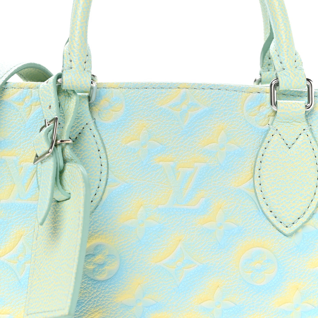 Louis Vuitton Empreinte Monogram Summer Stardust Onthego PM  Water Green