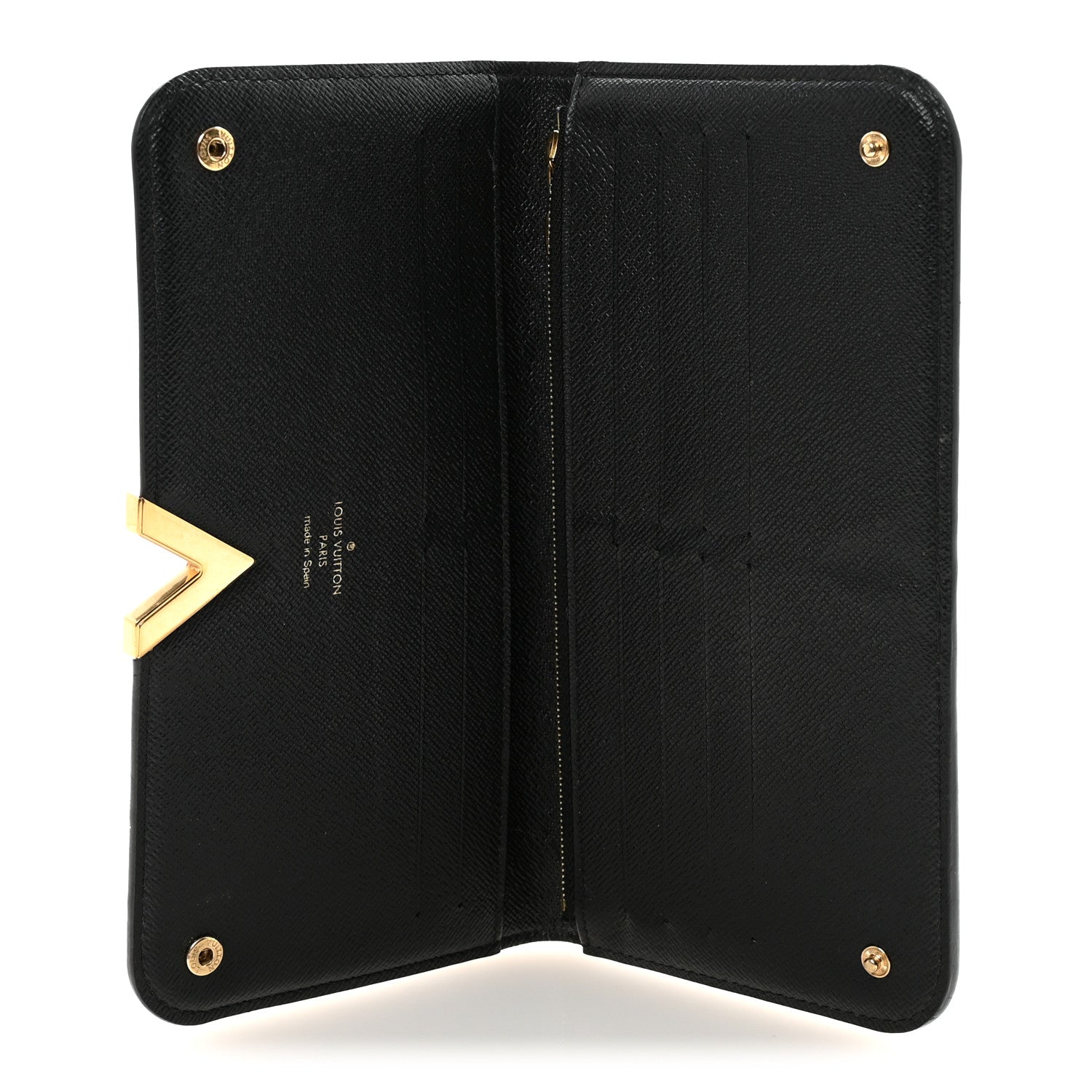 Louis Vuitton Monogram Monogram Kimono Wallet Black