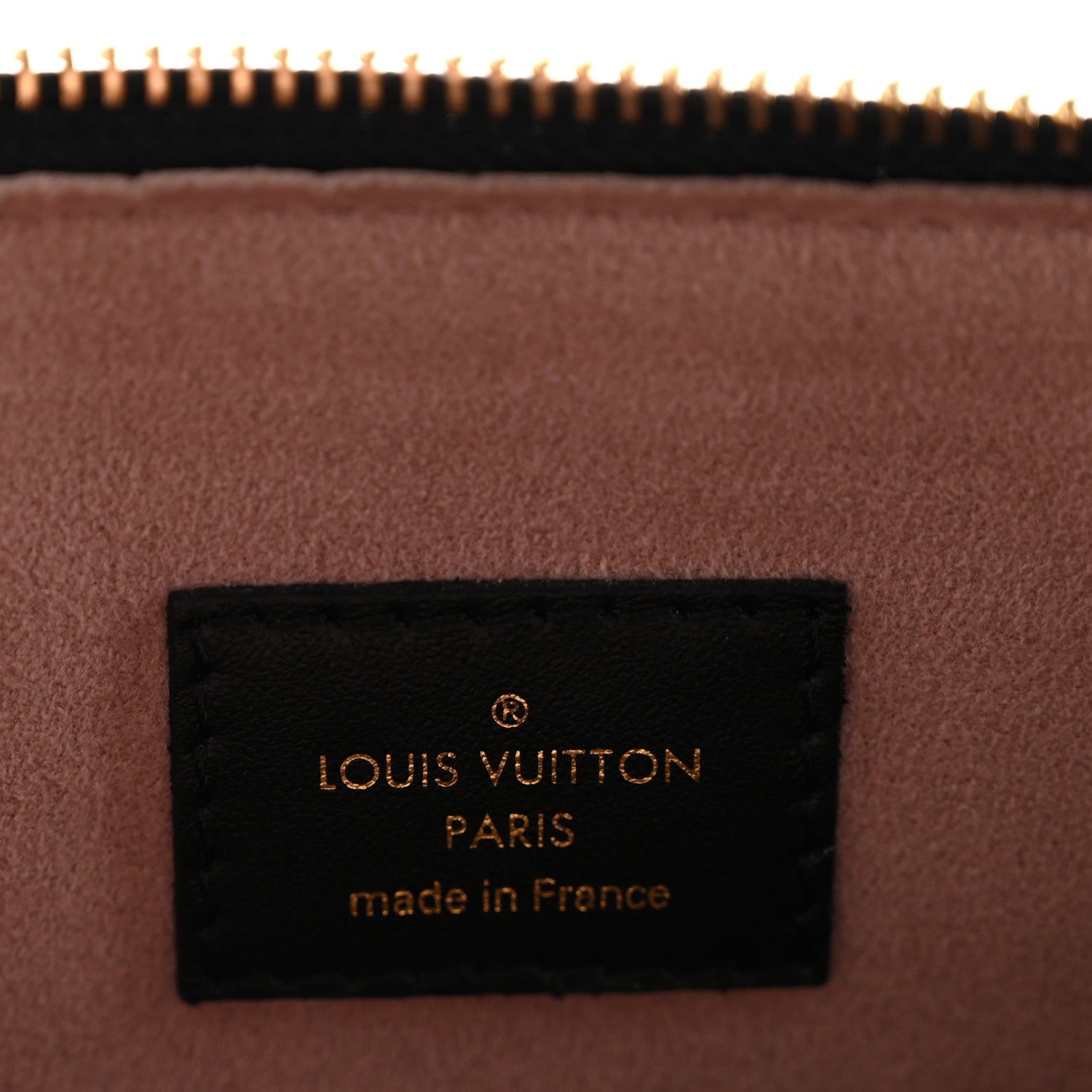 Louis Vuitton Lambskin Embossed Monogram Coussin PM Black