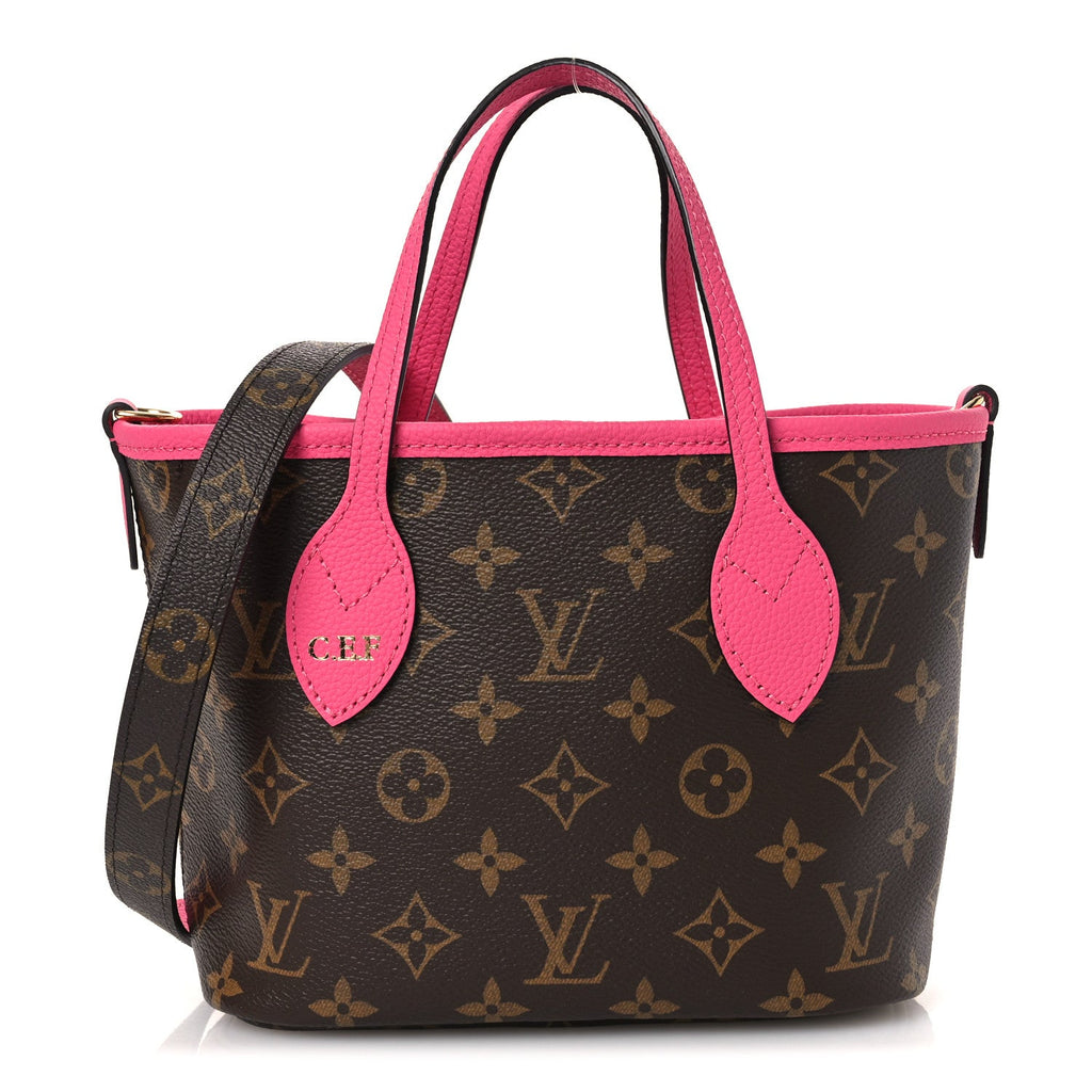 Louis Vuitton Monogram Neverfull Inside Out Bandouliere BB Rose Pondichery
