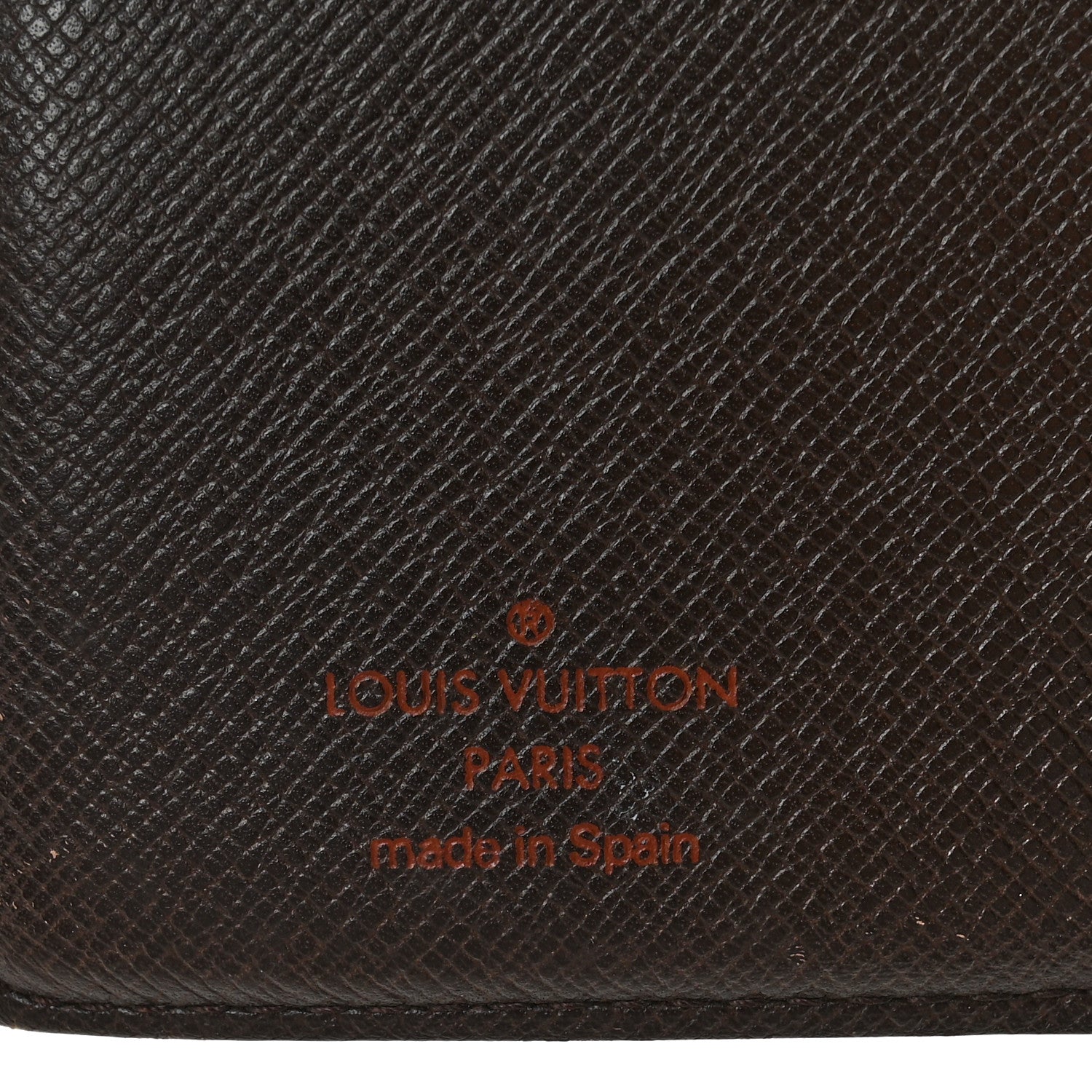 Louis Vuitton Damier Ebene Small Ring Agenda Cover