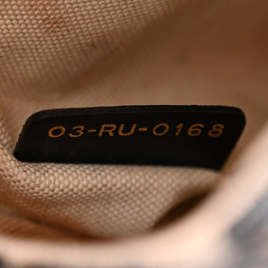Christian Dior Oblique Mini Saddle Bag Blue