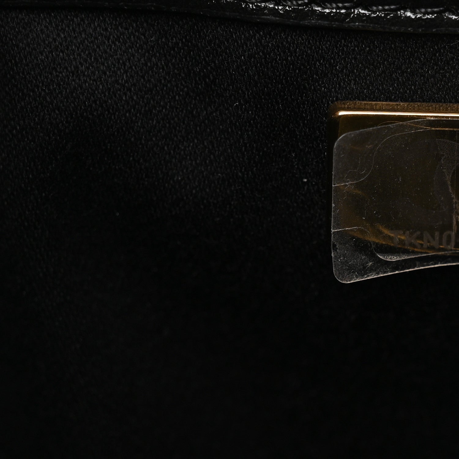 Chanel Shiny Crumpled Calfskin Quilted Mini Chanel 25 Handbag Black