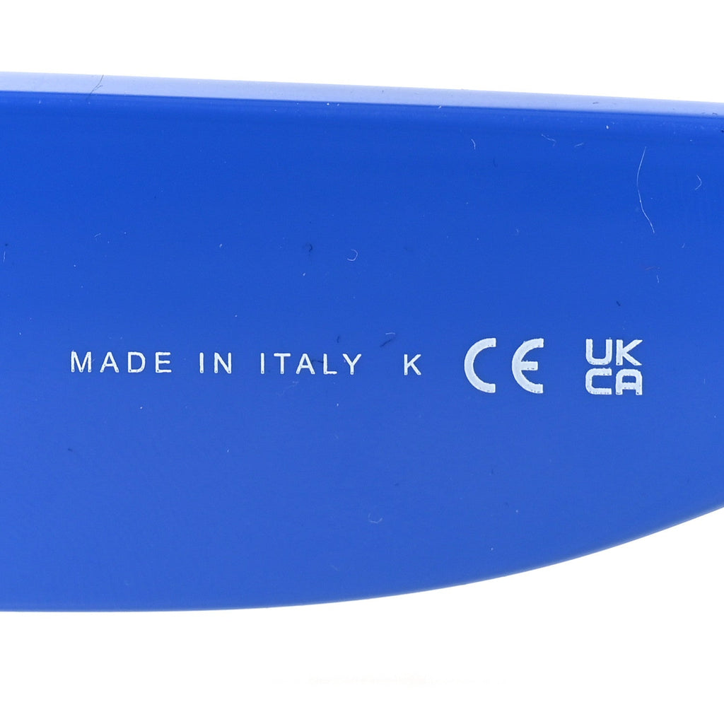Acetate Cat Eye Sunglasses 6057 Black Blue