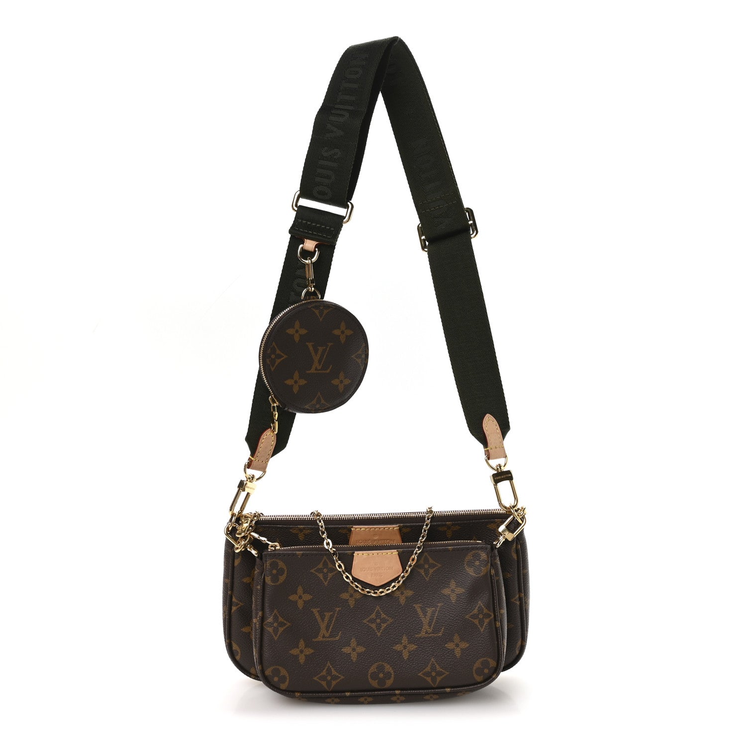Louis Vuitton Monogram Multi Pochette Accessories Kaki
