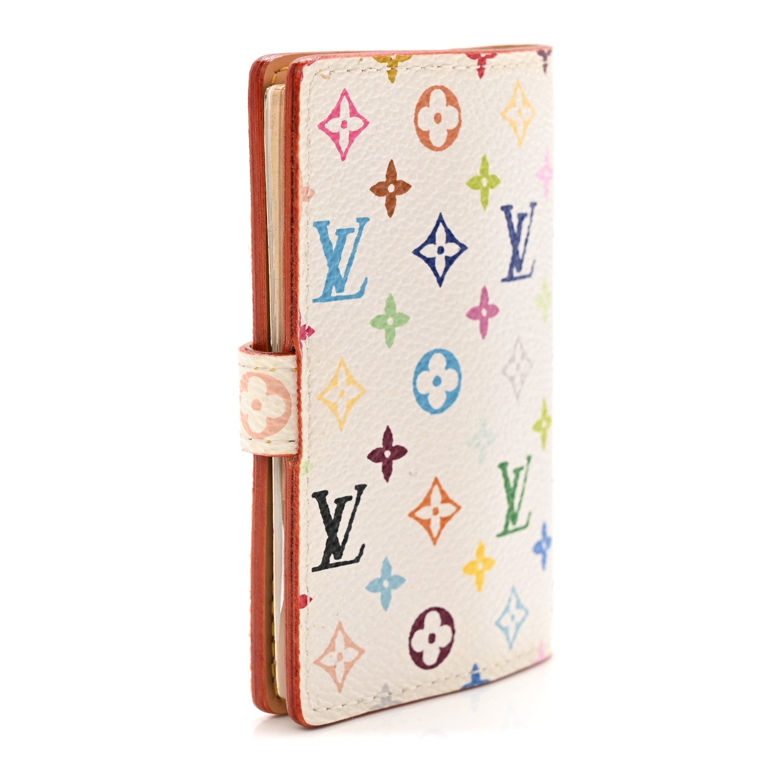 Louis Vuitton Monogram Multicolor Carnet de Bal Mini Agenda Cover White