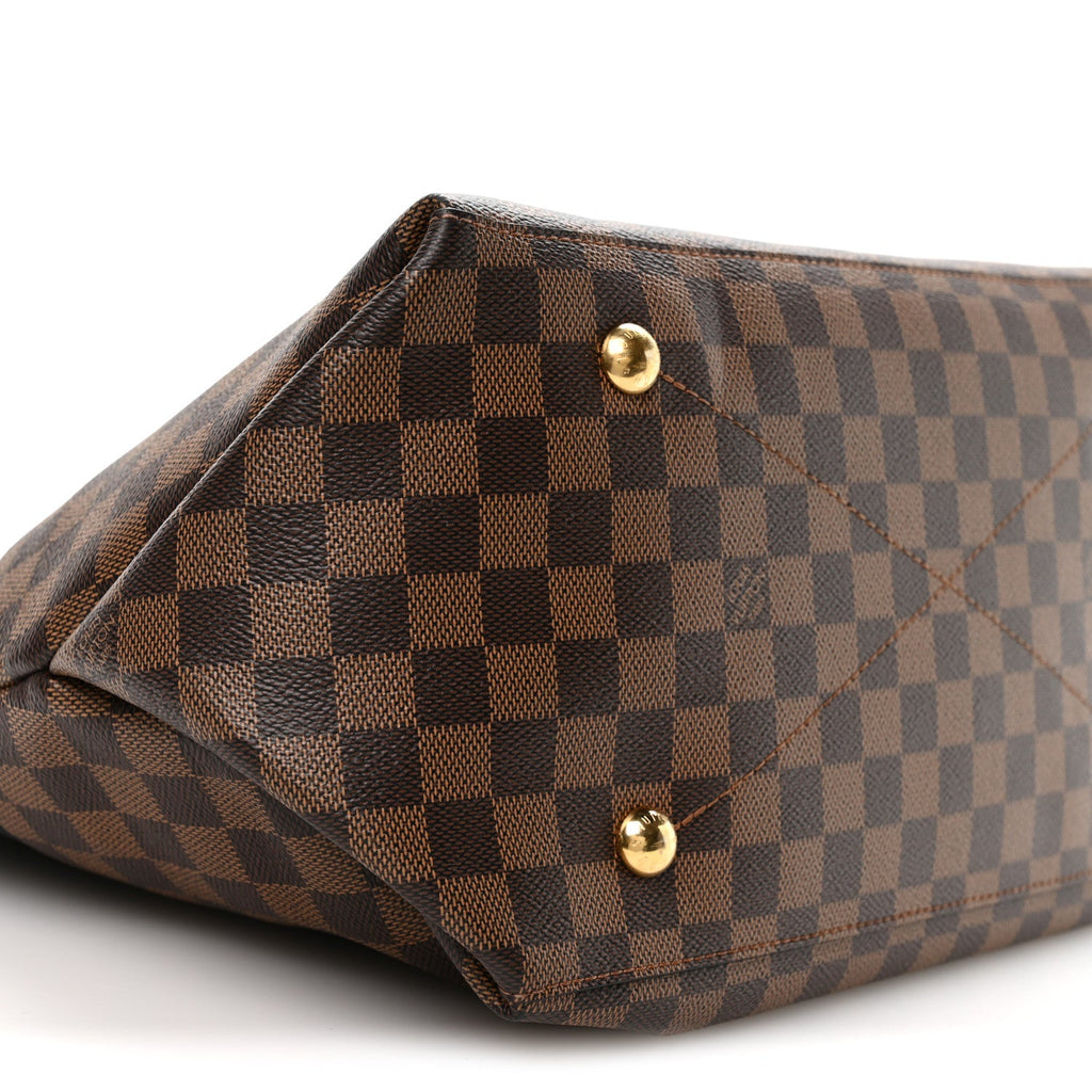 Louis Vuitton Damier Ebene Calfskin Maida Black