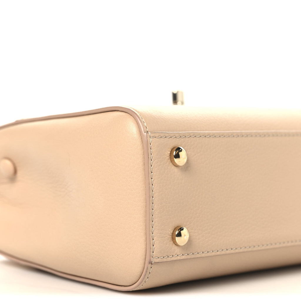 Chanel Grained Calfskin Mini Neo Executive Shopper Tote Light Beige