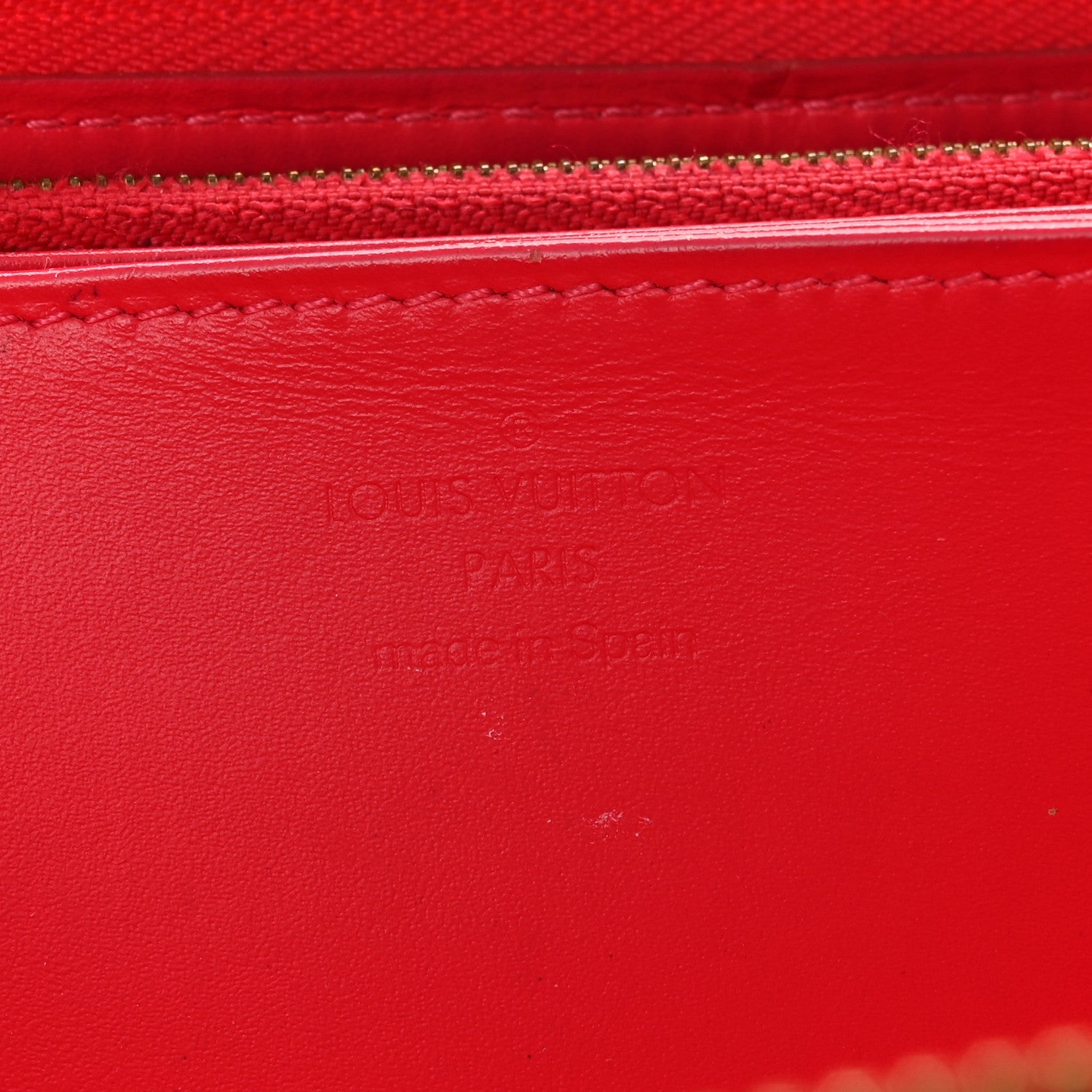 Louis Vuitton Vernis Zippy Wallet Rose Litchi