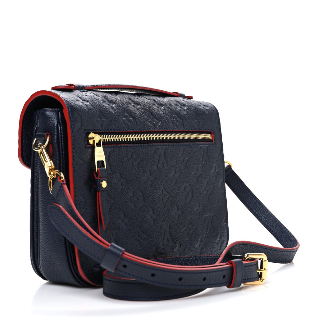 Louis Vuitton Empreinte Pochette Metis Marine Rouge