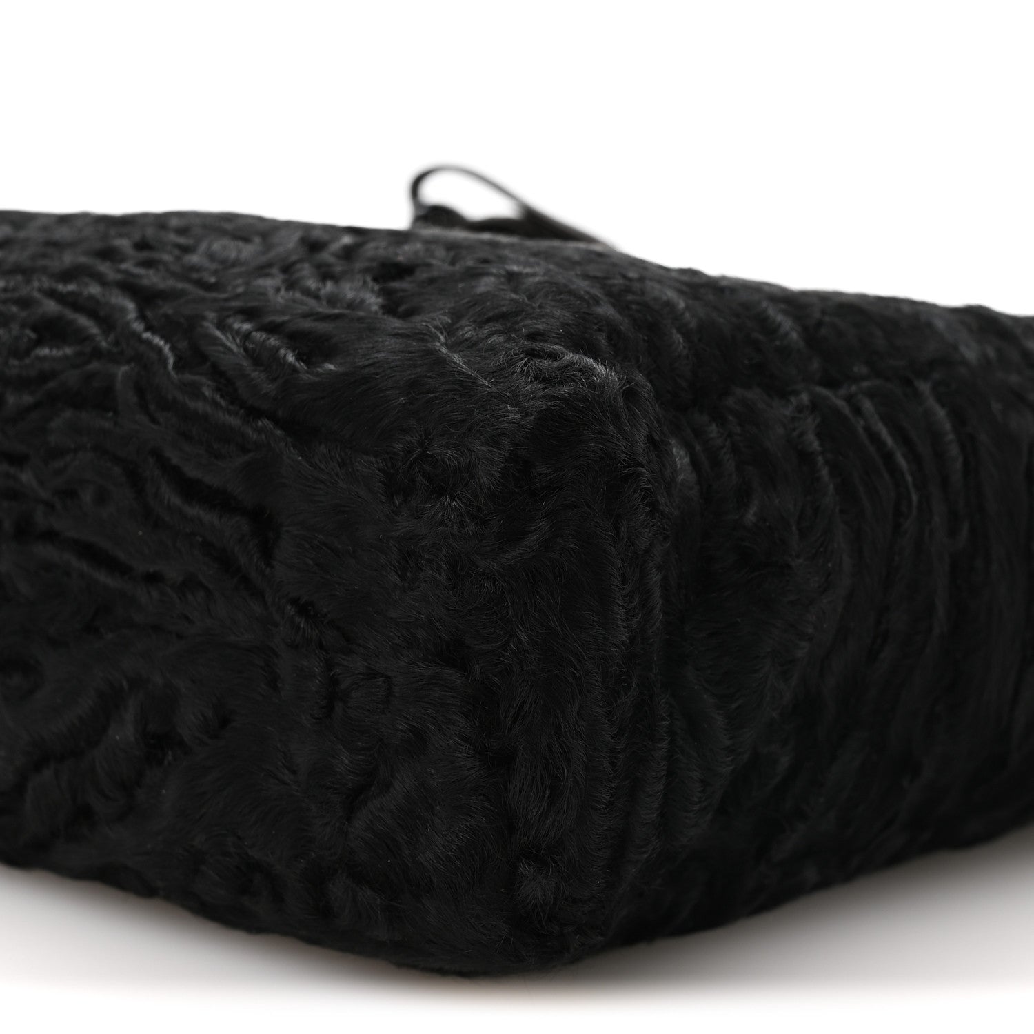 Chanel Persian Lamb Fur Tote Black