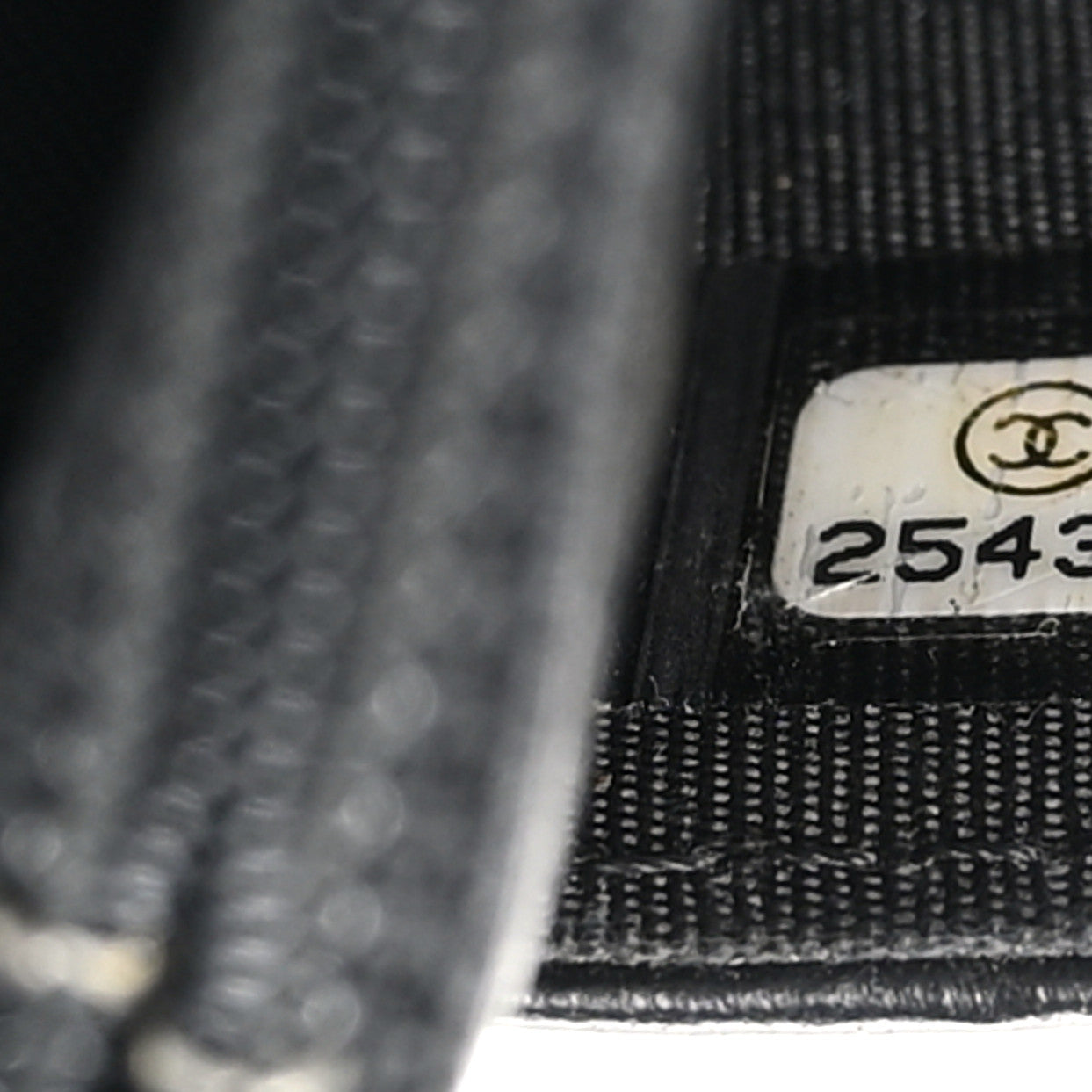 Chanel Lambskin Chevron Boy Wallet On Chain WOC Black