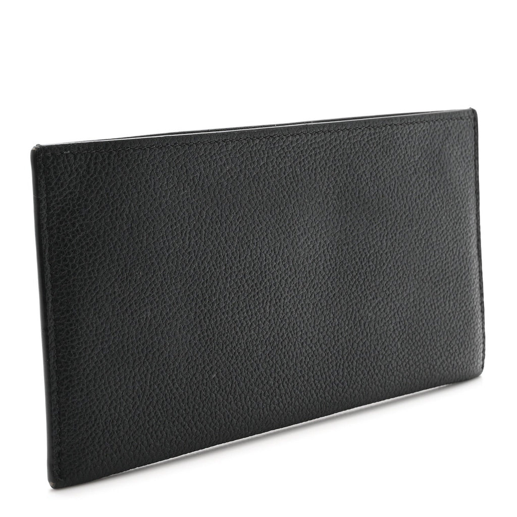 Louis Vuitton Calfskin Felicie Chain Wallet Card Holder Insert Black