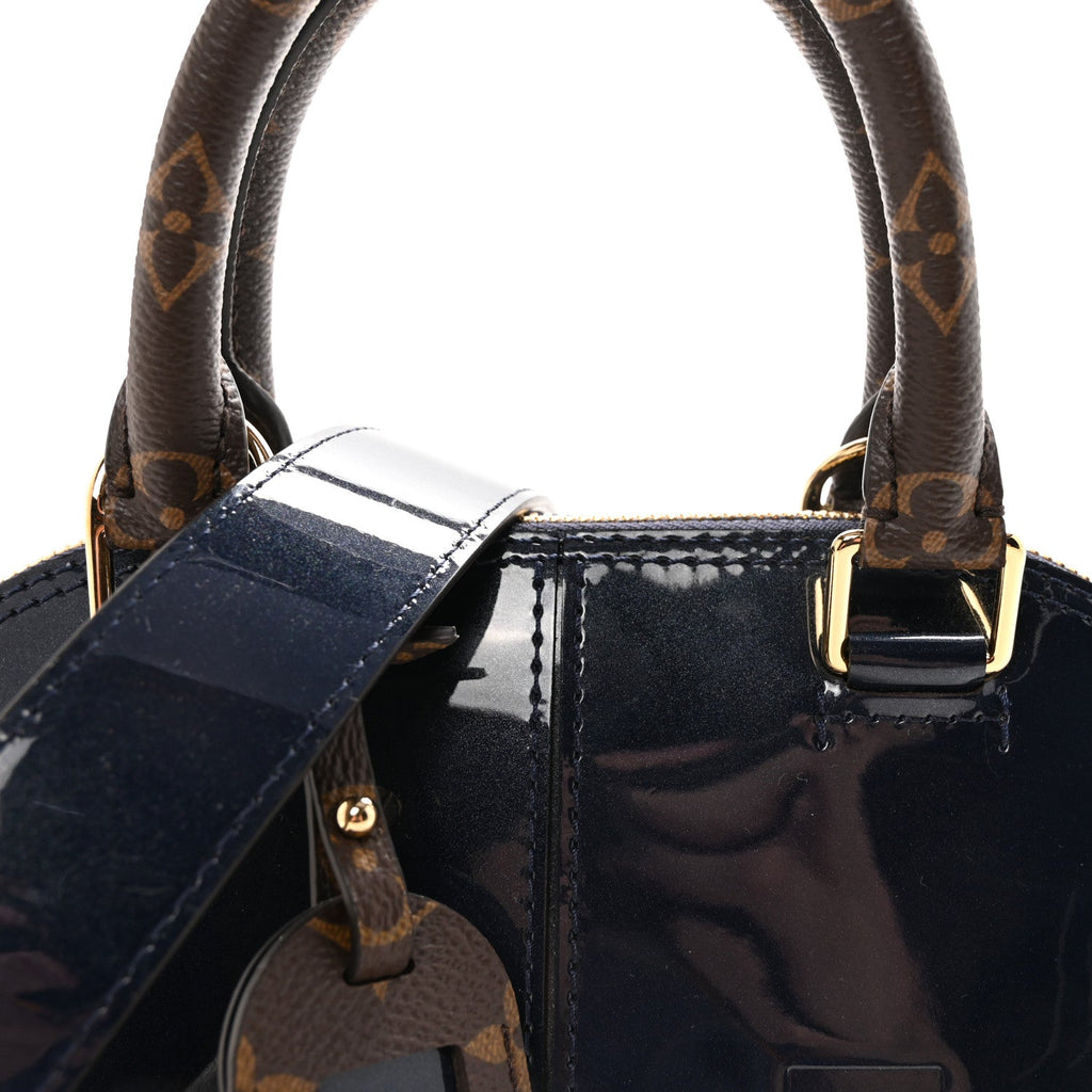 Louis Vuitton Patent Monogram Alma BB Marine