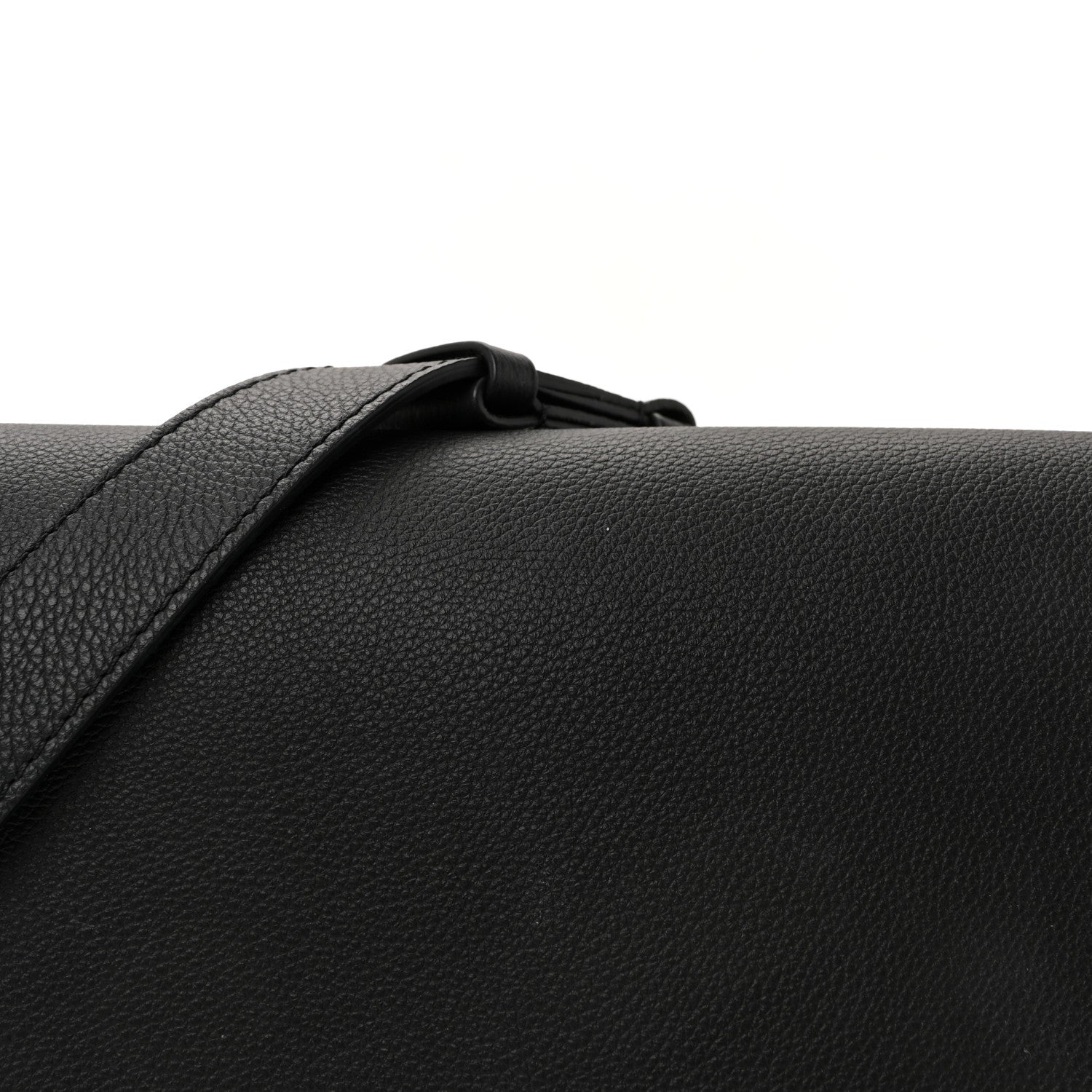 Louis Vuitton Grained Calfskin Low Key Messenger Black