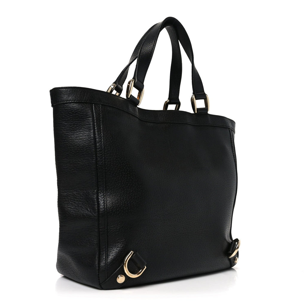Gucci Calfskin Small Abbey Tote Black
