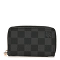 Louis Vuitton Damier Graphite Zippy Coin Purse Vertical