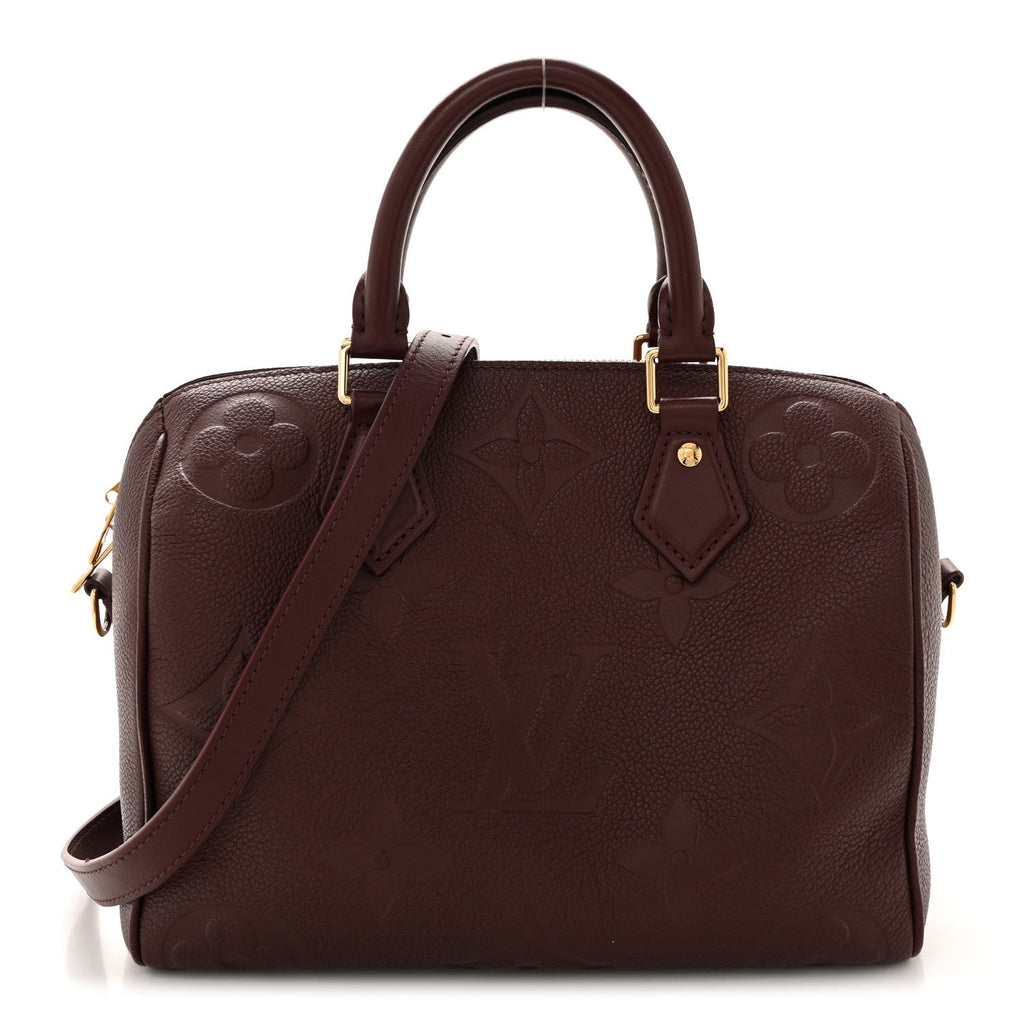 Louis Vuitton Empreinte Monogram Giant Speedy Bandouliere 25 Wine