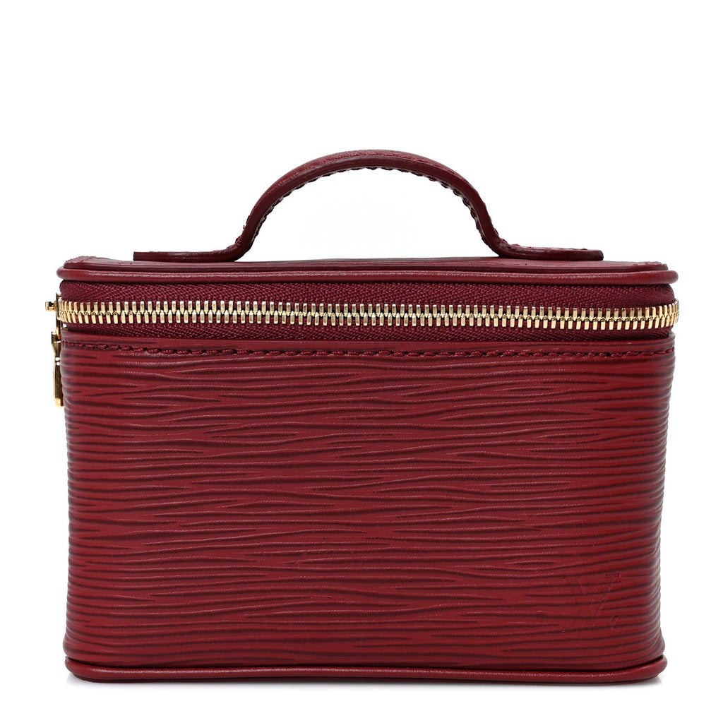 Louis Vuitton Epi Nice Beauty Monogram Rouge