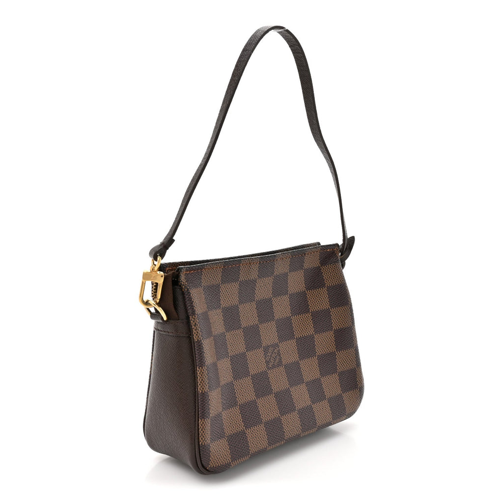 Louis Vuitton Damier Ebene Trousse Make Up Bag Pochette