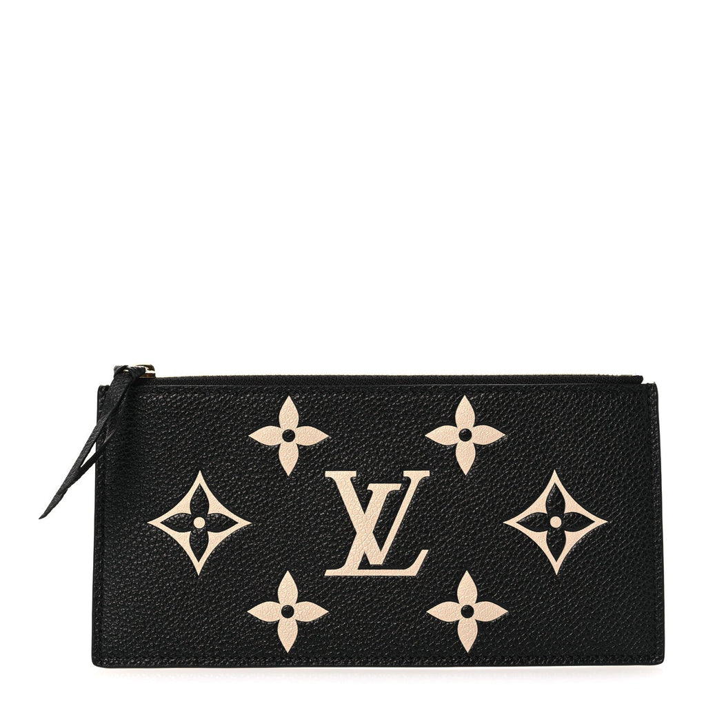 Louis Vuitton Empreinte Monogram Giant Crafty Pochette Felicie Zippered Insert Black