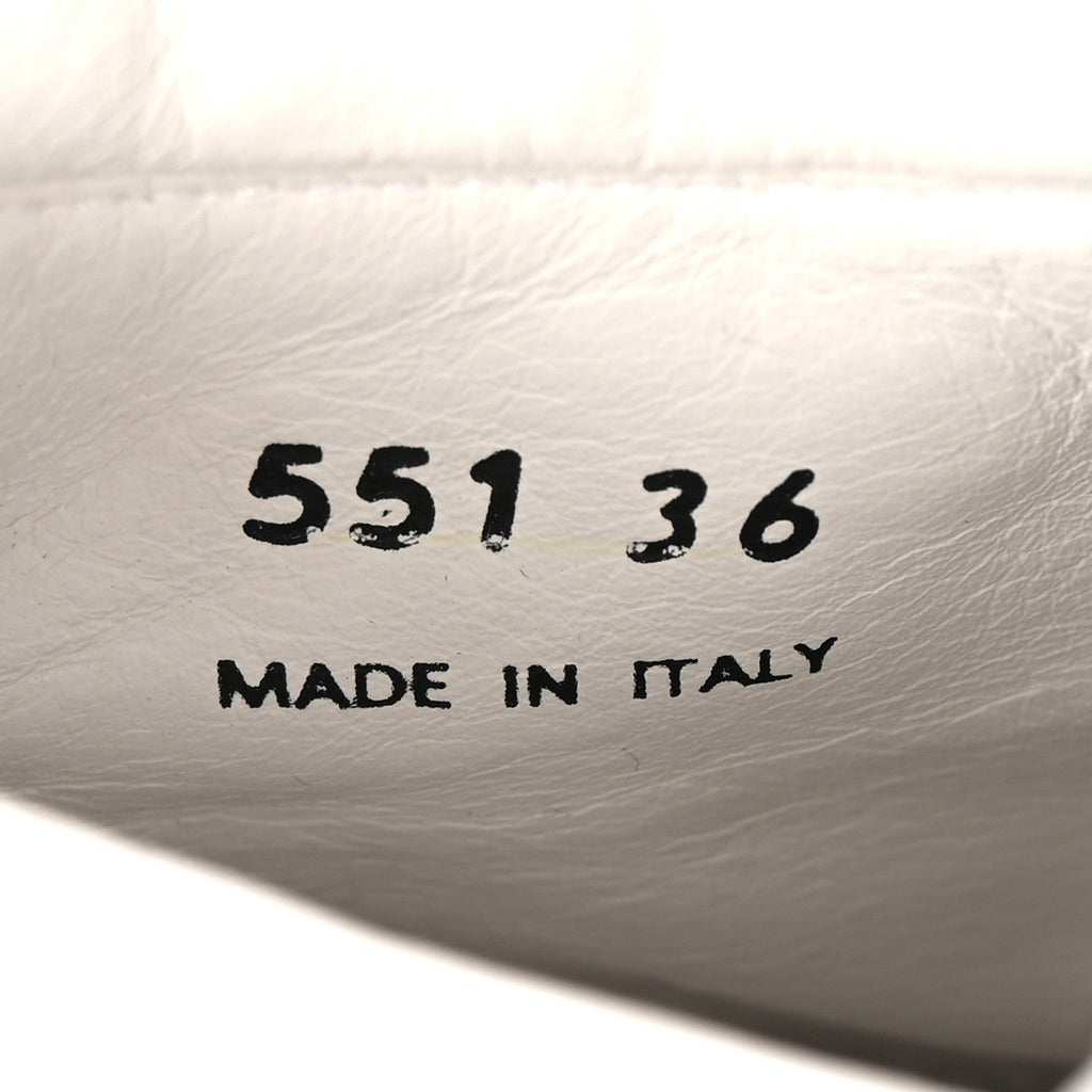 Prada Re-Nylon Gabardine Metal Triangle Logo Wheel Pouch Pocket High Top Sneakers 36 White