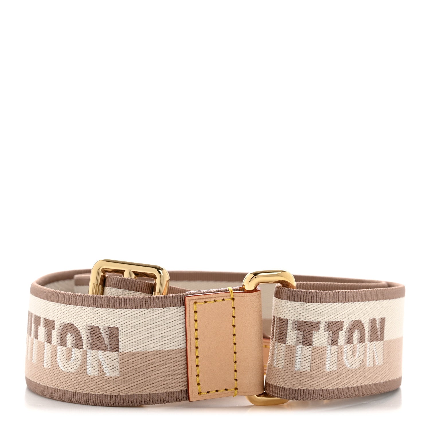 Louis Vuitton Jacquard Speedy Bandouliere 20 Shoulder Strap Beige