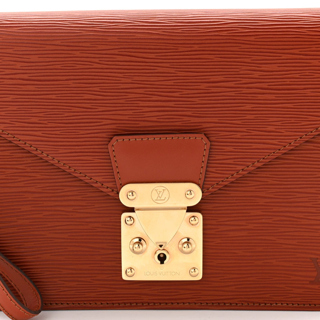 Louis Vuitton Epi Pochette Sellier Dragonne Kenyan Fawn