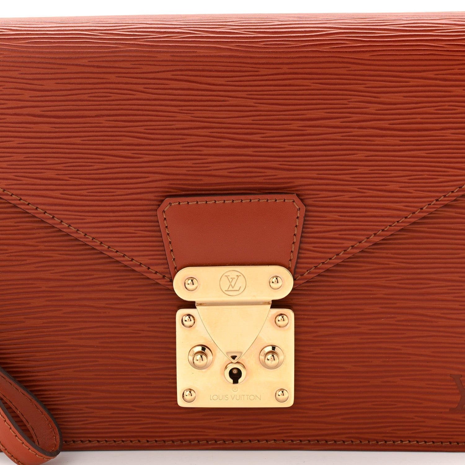 Louis Vuitton Epi Pochette Sellier Dragonne Kenyan Fawn