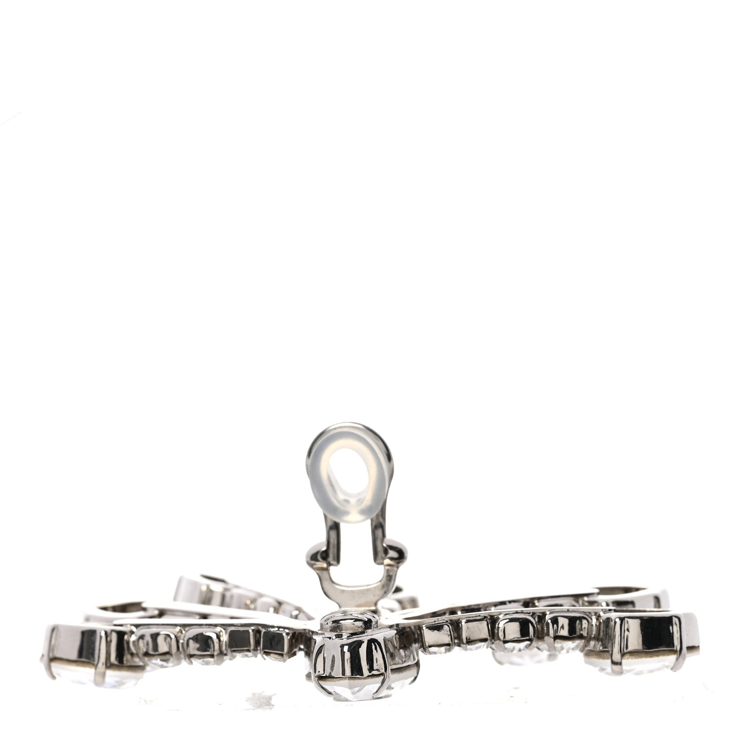 Gucci Crystal Single Earring Silver