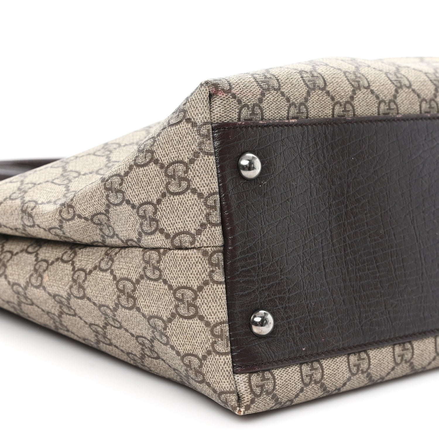 Gucci GG Plus Monogram Small Vertical Tote Dark Brown