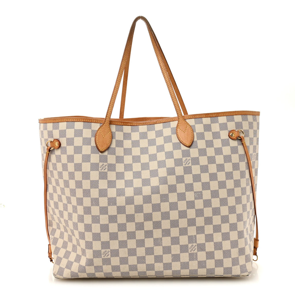 Louis Vuitton Damier Azur Neo Neverfull GM Rose Ballerine