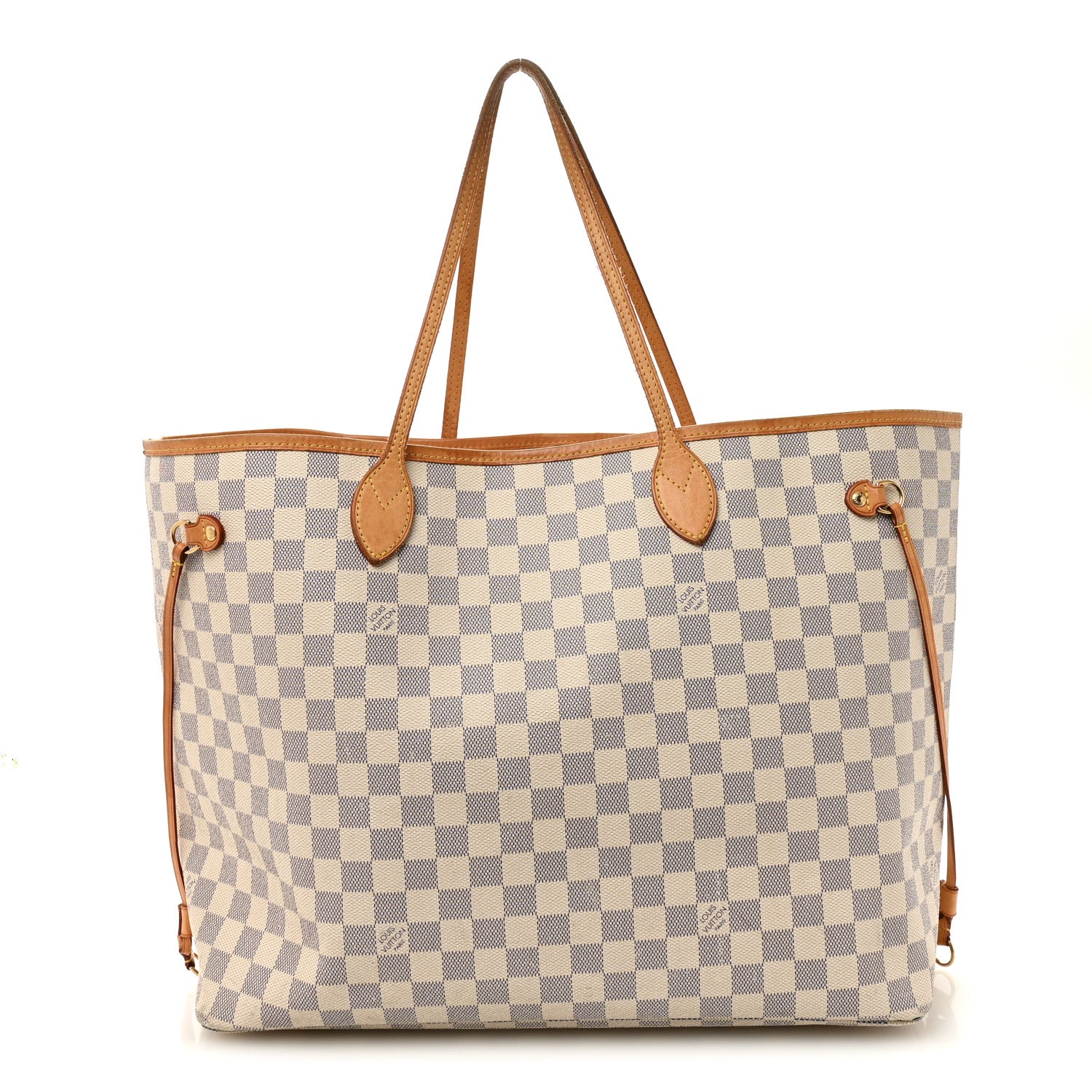 Louis Vuitton Damier Azur Neo Neverfull GM Rose Ballerine