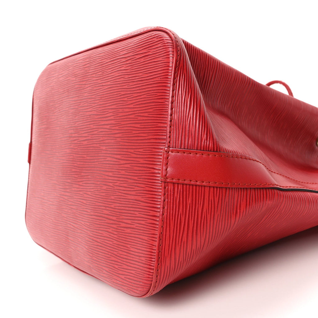 Louis Vuitton Epi Petit Noe Castillan Red
