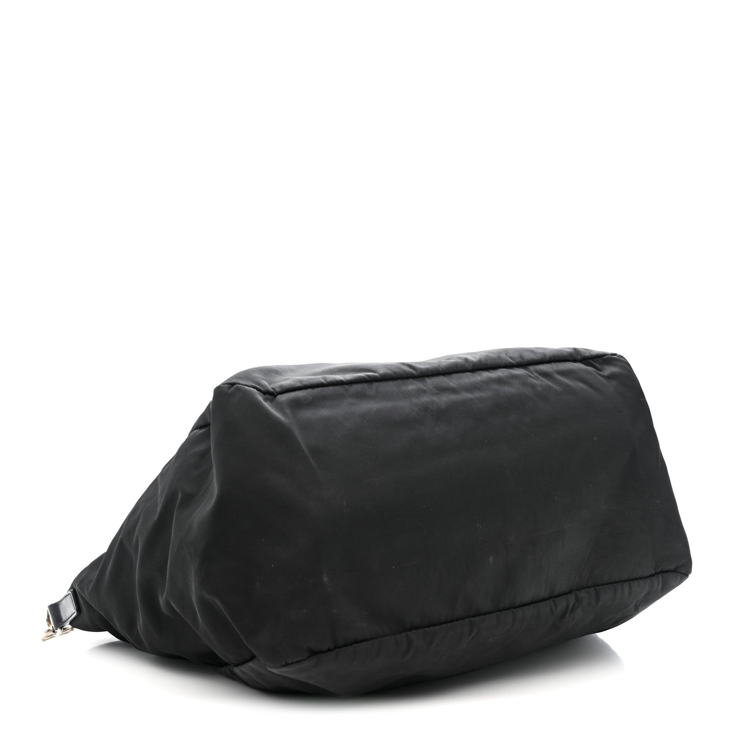 Prada Tessuto Nylon Zip Convertible Tote Black
