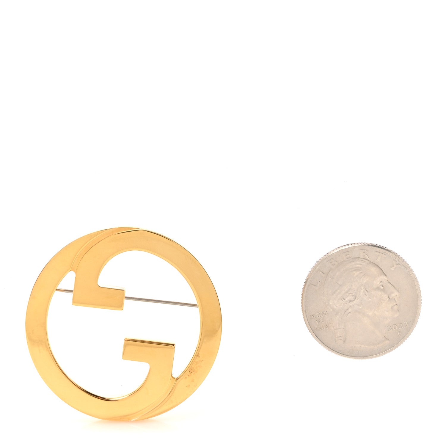 Gucci Metal Blondie Brooch Gold